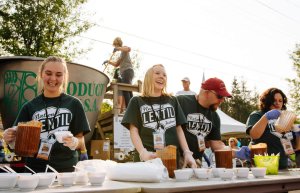 Volunteers at the National Lentil Festival