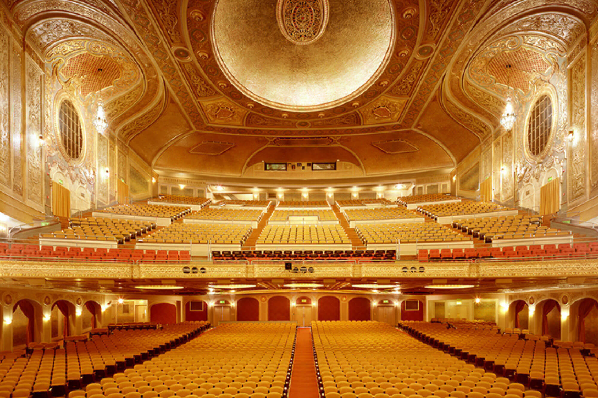 The interior of the Paramount Theatre in Seattle