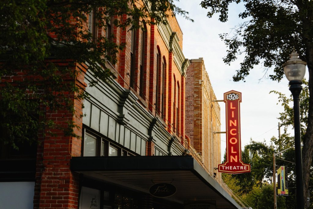 The exterior of the Lincoln Theatre in Washington
