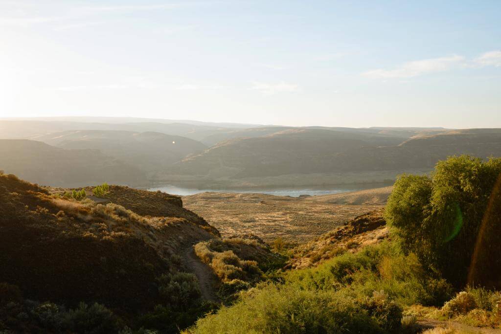 View from Sagecliffe Resort & Spa in Quincy, WA.